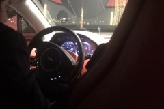 And this crazy night !!! Yes we got a drive to the Airport in an Aston Martin ^^